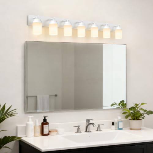 Bathroom Light Fixture White