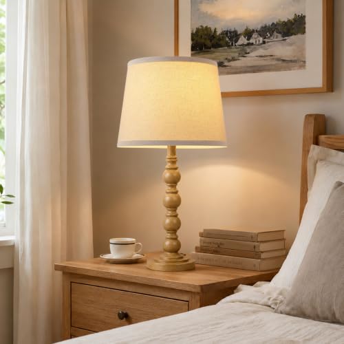 Set of 2 Farmhouse Table Lamps (Brown)