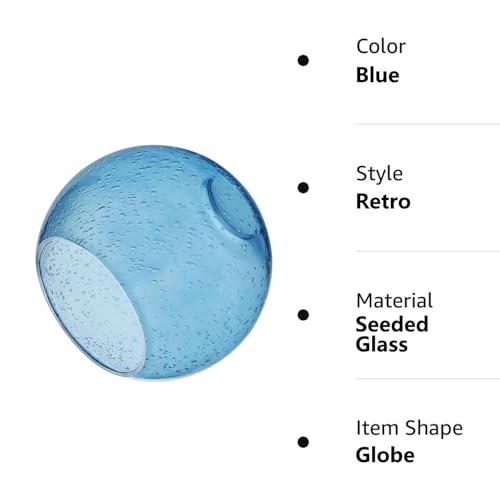 3 Pack Fixture Replacement Globe Shade (3 Count)