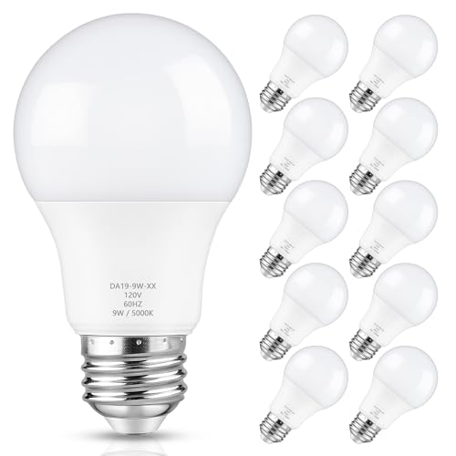 A19 LED Light Bulb 60W Equivalent (10 Count)