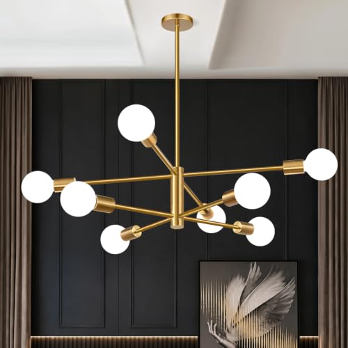 11" 52" Height Adjustable Modern Chandelier Ceiling Light Fixture