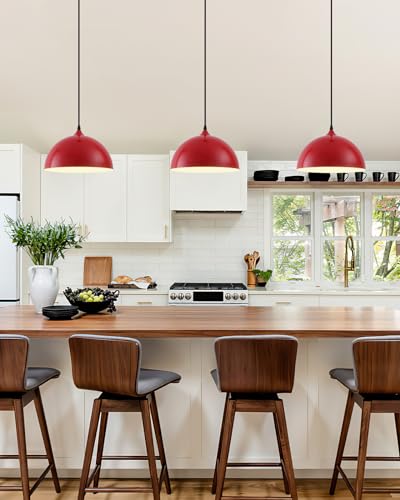 Industrial Pendant Light Fixtures (3 Count)