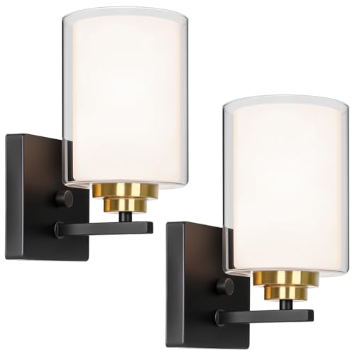 Set of 2 Wall Sconces for Bathroom (2 Count)