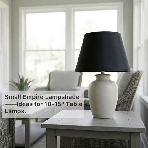 Black Small Lamp Shades Set of 2 (2 Count)