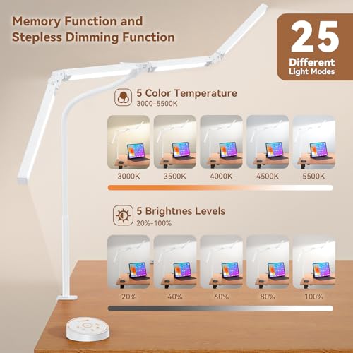Led Desk Lamp with Clamp