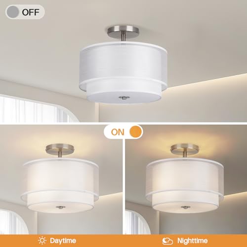 Semi Flush Mount Ceiling Light Fixture