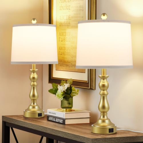 Gold Table Lamps Set of 2 (2 Count)