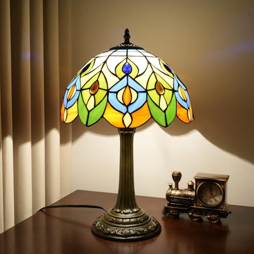 Black Cat Lamp Tiffany Lamp Stained Glass Table Lamp Cute Style Kids Nightstand Warm Bedroom Bed Bedside Living Room End Office Desk Light Gift For Cat Lovers Decor Small Halloween Christmas Lamp Led
