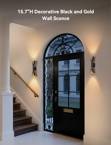 Battery Operated Wall Sconce with Remote Art Deco Cordless Sconces