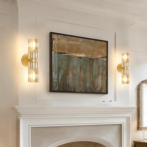 Crystal Wall Sconces Set of Two (2 Count)