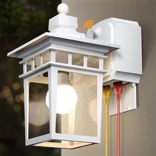 Porch Lights with GFCI Outlet