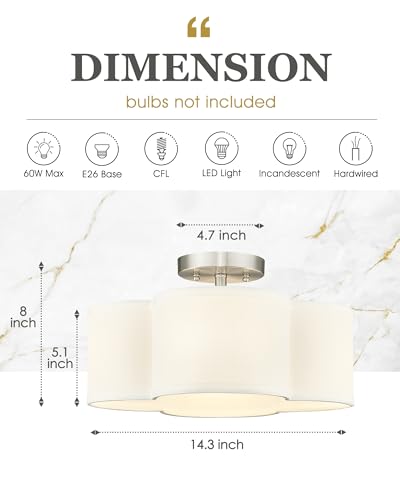 Semi Flush Mount 4