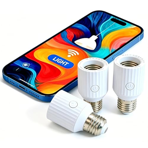 Smart Wi Fi Light Bulb Socket Adapter