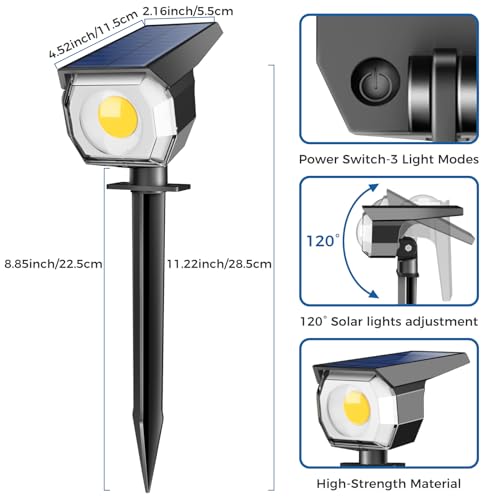 8 Pack Solar Lights Outdoor (8 Count)