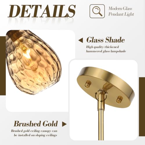 Glass Pendant Lights Kitchen Island
