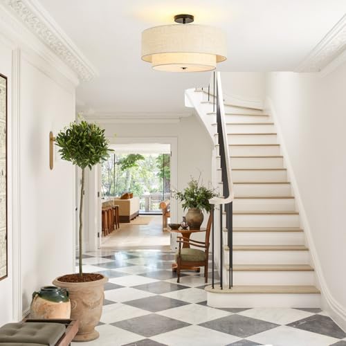 4 Light Semi Flush Mount Ceiling Light