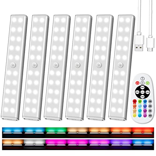 Under Cabinet Lighting Wireless with Remote (6 Count)