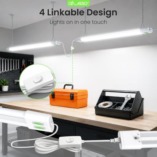 4FT Linkable LED Shop Lights (2 Count)