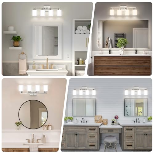 Brushed Nickel Bathroom Light Fixtures Vanity Lights Over Mirror
