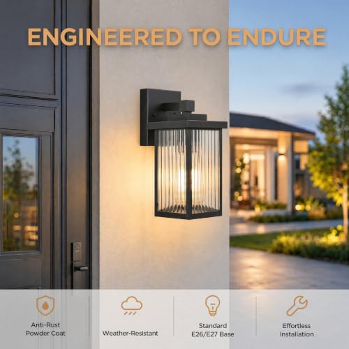 Black Wall Mount Porch Lights