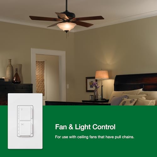 Maestro Fan Control and Light Dimmer for Dimmable LEDs