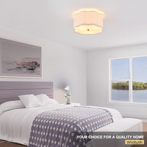 13" Gold Semi Flush Mount Ceiling Light