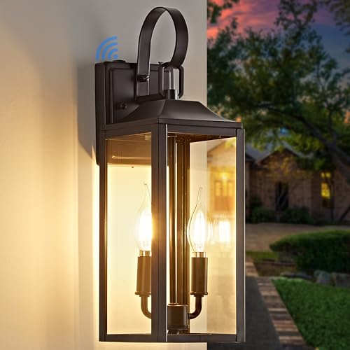 17.6" Dusk to Dawn Outdoor Wall Light