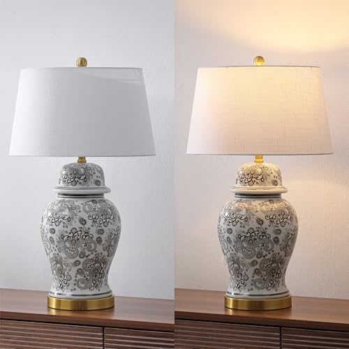 Ellis Chinoiserie Ginger Jar Table Lamp 29.5"