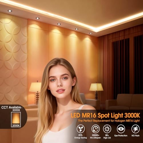 MR16 LED Bulb 5W Dimmable Upgraded Aluminum Housing & COB Chip