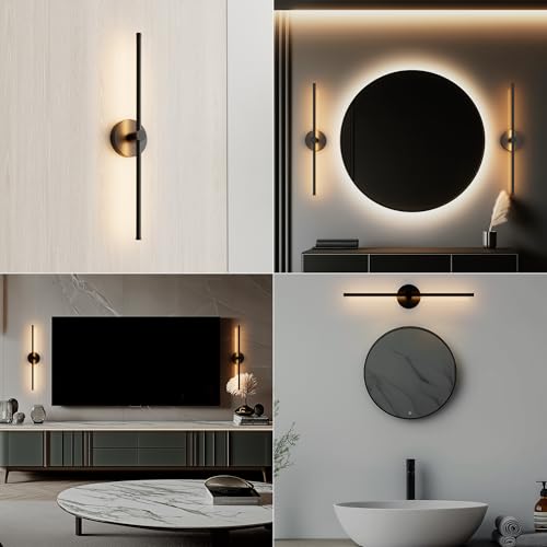 24 Inch LED Indoor Linear Wall Sconces Set of Two (2 Count)