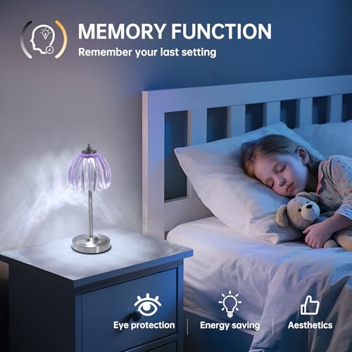 Tulip Table Lamp with 5200mAh Battery & Touch Control
