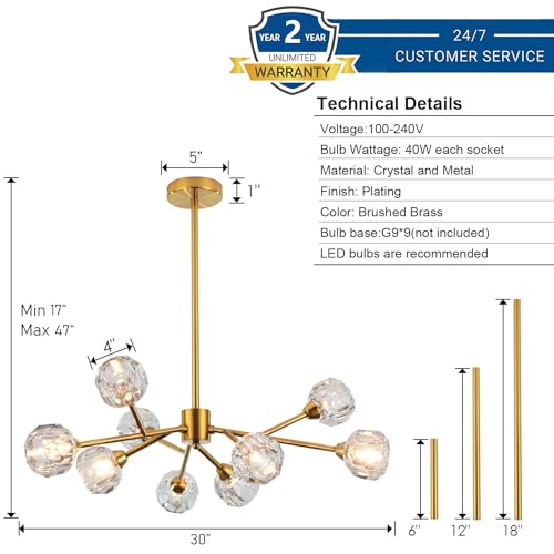 Sputnik Chandeliers for Dining Room