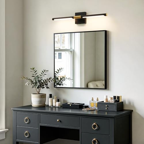 Black Gold Vanity Light for Bathroom