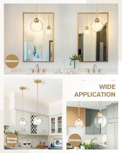 Modern 7 Inch Globe Pendant Lights