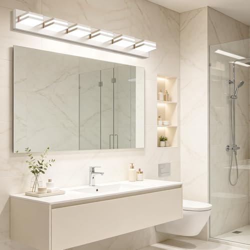 Bathroom Lights Fixtures Over Mirror