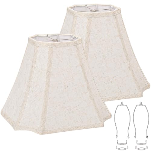 Square Cut Corner Bell Lamp Shades Set of 2 (2 Count)