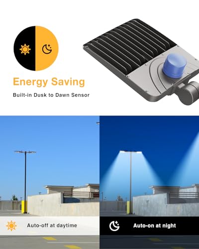 LED Parking Lot Light 200W 28000LM 5000K