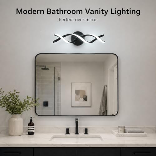 Modern Black LED Vanity Lighting