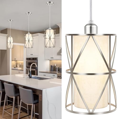Brushed Nickel Pendant Lights Kitchen Island