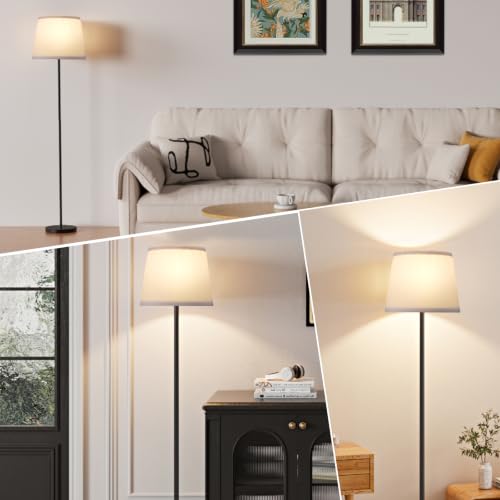 60'' Modern Floor Lamp with Shade