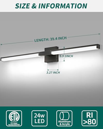 Modern Bathroom Light Fixtures Over Mirror