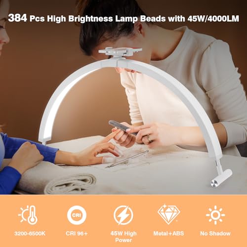 30'' Half Moon Nail Desk Lamp