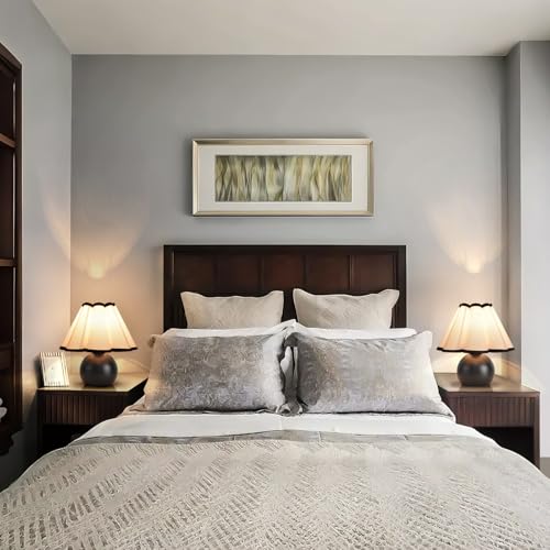 Matte Black Small Touch Control Table Lamp for Bedroom