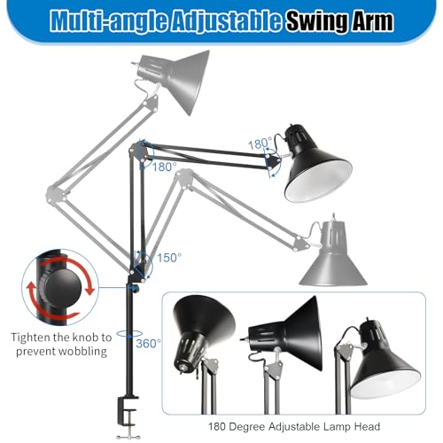LED Clamp on Desk Lamp