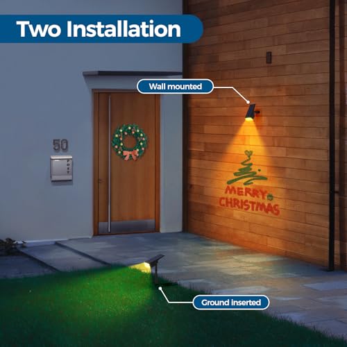 Solar Spot Lights Outdoor Waterproof IP65 (2 Count)