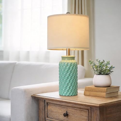 20.5" Ceramic Table Lamps Set of 2 (2 Count)