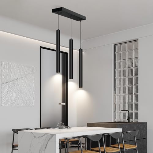 Modern 3 Light Square Pendant Light Fixtures