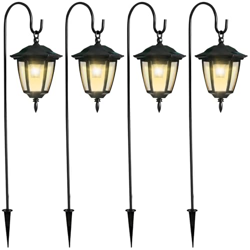 4 Pack Solar Hanging Lights Outdoor (4 Count)