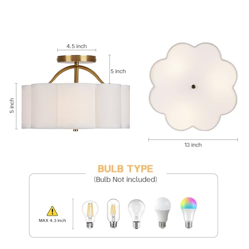 Semi Flush Mount Ceiling Light