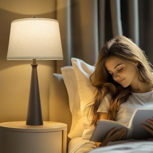 25.75" Modern Table Lamp for Bedroom Set of 2 (2 Count)
